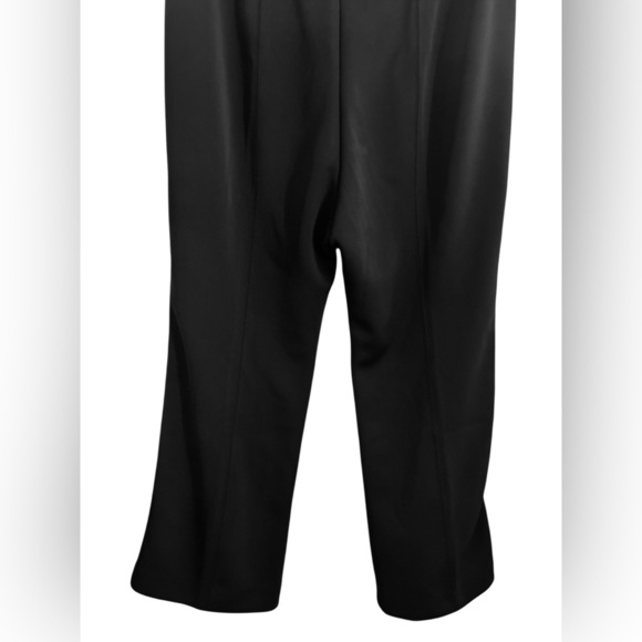 Maeve Track Pants Size XL Tall Black White Stripe Cropped Stretch Waist New - Picture 9 of 15